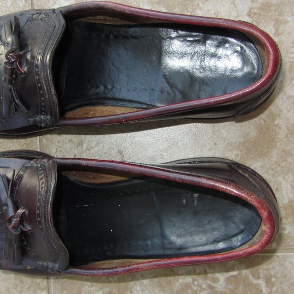 Johnston & Murphy Leather Tassel Loafers Size 9 - Picture 8 of 8
